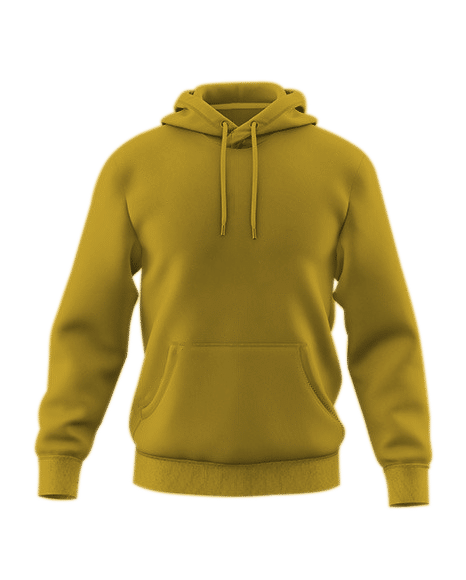 Dark Mustard Hoodie Front