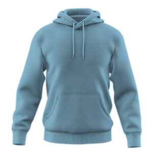 Without Logo Sky Blue Hoodie – Review Sports Pakistan