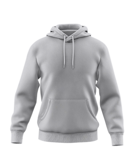 White Hoodie Front